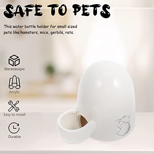 Balacoo Pet Hedgehog Drinking Bowl Water Feeder Ceramic Pet Feeder Water Dispenser