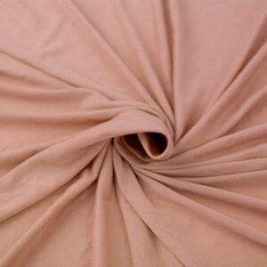 texco inc solid rayon spandex jersey knit (180gsm)-maternity apparel, home/diy fabric, blush dark 5 yards