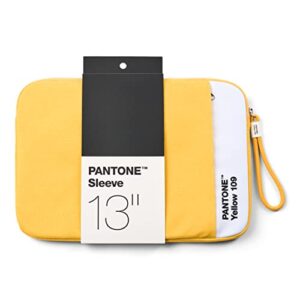 pantone tablet sleeve 13", one size, yellow 109 c