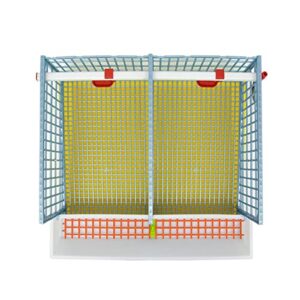 Quail Cage - 2 Section (Power-Washable, Durable, ABS Plastic) | Hatching Time