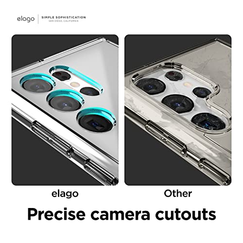 elago Clear Case Designed for Samsung Galaxy S22 Ultra - Precise Camera Cutouts, Sleek and Light Design, Protective Case, Shockproof Bumper Cover, Durable TPU and Polycarbonate Construction