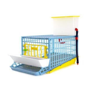 quail cage - 1 section (power-washable, durable, abs plastic) | hatching time