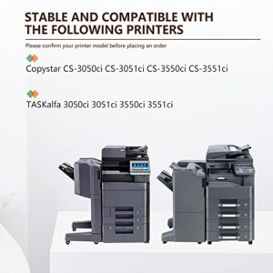 4 Pack(1BK+1C+1M+1Y) Compatible TK-8309 High-Yield Toner Cartridge Replacement for Kyocera Copystar CS-3050ci CS-3550ci CS-3551ci TASKalfa 3050ci 3550ci Printers,Sold by DDDZSWGS