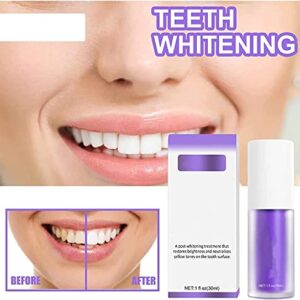 2PCS Purple Toothpaste for Teeth Whitening, Purple Toothpaste, Stain Removal Toothpaste, Whitening Toothpaste Sensitive Teeth, Purple Whitening Gel Remove Yellow Teeth and Teeth Stain