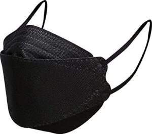 50/100pcs black kf94 face mask ,4-ply layer filtеr face mask for men & women protective (black 50pcs)