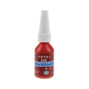 madames 242/271 blue nut & bolt threadlocker, 10ml, red