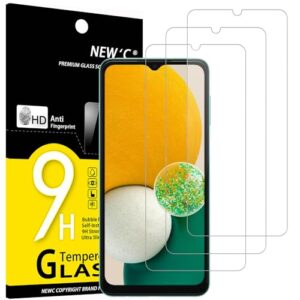 new'c [3 pack] designed for samsung galaxy a13 5g, screen protector tempered glass, anti scratch, bubble free, ultra resistant