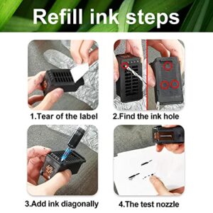 ACETONER Ink Refill Kit Replacement for Canon PG275 and CL276 PG-275XL CL-276XL PG-275 CL-276 275XL 276XL 275 276 Ink Cartridge Refill Ink Kit for Canon Pixma TS3520 TS3522 TR4720 Printer Ink