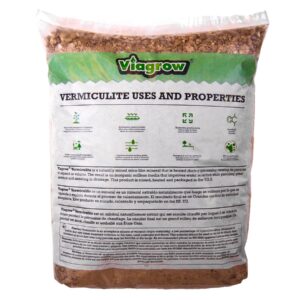 Viagrow Coarse and Chunky Vermiculite by Viagrow, Made in America (16 Qts / 4 Gallons / .53 CF / 1 Pack)