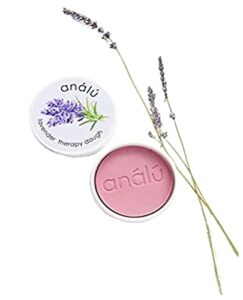 analu (lavender) therapy dough - handmade natural plant based dough for calming, relaxation and aromatherapy (pack of 1) (lavender)