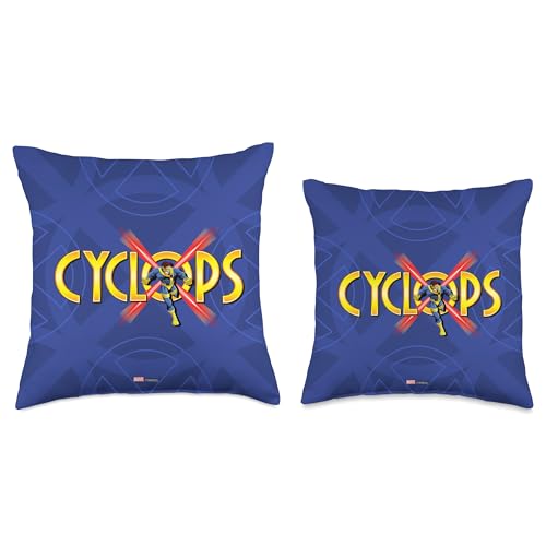 Marvel X-Men Cyclops Retro Throw Pillow, 16x16, Multicolor