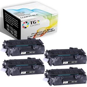 4-pack tg imaging 4xblack replacement for canon 119 ii toner cartridge 119ii 3480b001aa crg-119 super high yield for imageclass lbp6680dn mf5840dn mf5850dn toner printer