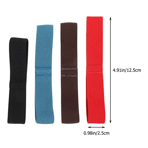 12 Pcs Lunch Bento Box Band Straps Heavy Duty Lashing Straps Nylon Bento Box Lunch Container Fixing Straps for Bento Box Lunch Container Box Straps Belts Bundling Belts ( Random color )