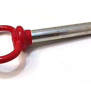 1/2" X 3.7"Red Handle Detent Pin,Head Towing Hitch Pin,Safety Coupler Locking Pin,Detent Pin