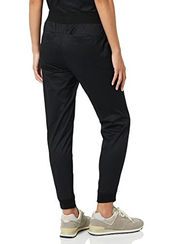 Amazon Essentials Women's Slim Fit Jogger Scrub Pant (Available in Plus Size), Black, Large