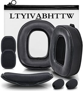 a40 tr ear cushions - earpads compatible with astro gaming a40 tr wireless headset - a40 tr replacement parts/a40 accessories/headband/microphone foam