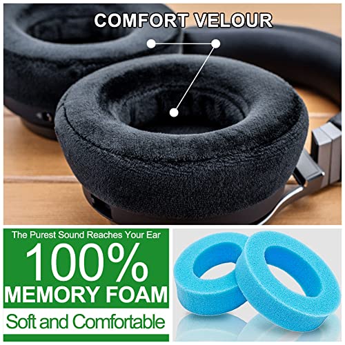 Virtuoso XT Earpads - Compatible with Virtuoso RGB Wireless SE Gaming Headset, with Microphone Foam I Thicker Memory Foam Replacement Ear Cushion (Velour)