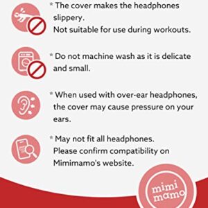 for Earpads Repair & Protection | Mimimamo Super Stretch Headphone Cover M Size (Black) May not fit All Headphones. Please Confirm Compatibility on Mimimamo's Website