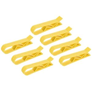 meccanixity garbage bin clip kitchen trash can waste basket garbage bin clamp non-slip clip clamp yellow, pack of 20