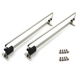 valet rod for closet pull out autuwintor adjustable rod for closet to hang clothes with mounting screws cold rolled steel black silver valet rod for closet pull out, retractable14-inches,quantity-2