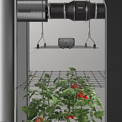 AC Infinity Grow Tent Trellis Netting 2x4', Heavy-Duty Elastic Plant Net with Steel Hooks, Flexible Hydroponics Support for Grow Tents, Gardening, and Horticulture