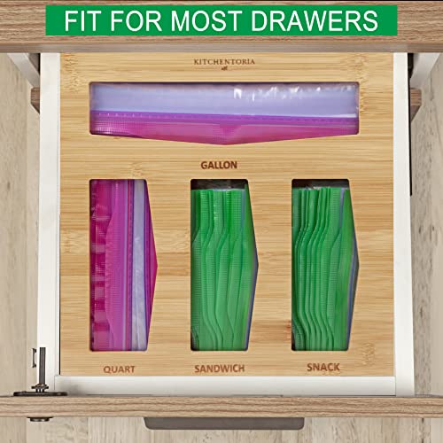 Ziplock Bag Storage Organizer and Stasher Reusable Freezer Bags for Kitchen, Ziplock Bag for drawer organizer, Stasher Reusable Storage Bags for Kitchen and Drawer (REUSABLES Bags)