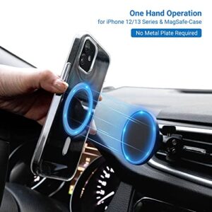 PROfezzion 2 Pack Magnetic Phone Mount for Car Vent Compatible with MagSafe Car Mount Holder for iPhone 15/14/13/12 Pro Max Mini iPhone 11 XR XS Samsung Galaxy S21 S20 & All Phones
