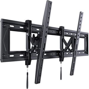 Pipishell Advanced Tilt TV Wall Mount Extentable for Most 50-90 inch TVs up to 132 lbs, Heavy Duty Tilting Wall Mount TV Bracket Max VESA 600x400mm, Fits 16, 18, 24 Inch Wood Stud, PIAT2