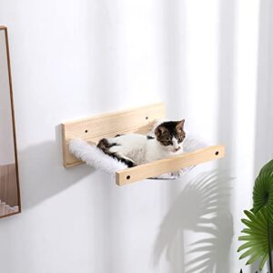 VIPACE Cat Hammock Wall Mounted, Cat Shelves and Perches for Wall, Cat Wall Bed Furniture, Cat Shelf for Sleeping, Playing, Climbing, Lounging, Easily Holds up to 35lbs