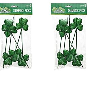 VE St. Patrick's Day Shamrock Picks, 6-ct. Packs. Great additions to Any St. Patrick's Day or Irish Themed Crafts and DIY Projects.