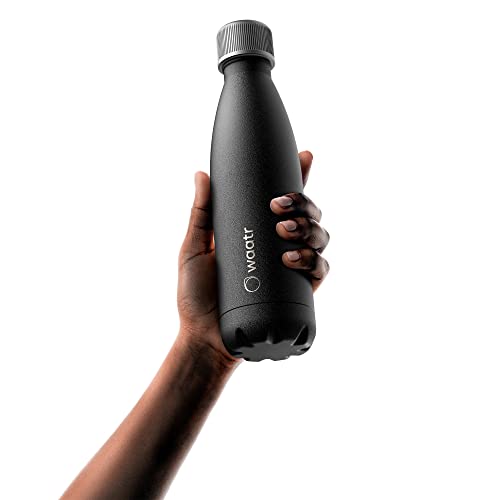 CrazyCap LYT Bottle - Self-Cleaning and UV Water Purification. Double Walled Vacuum Insulated Stainless Steel Water Bottle.