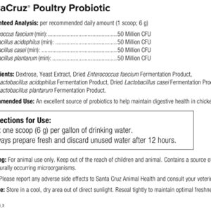 UltraCruz Poultry Probiotic; 2 lb