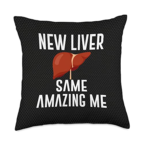 Amazing Me Liver Transplant Cancer Warrior Item New Amazing Me Liver Transplant Cancer Warrior Throw Pillow, 18x18, Multicolor