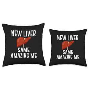 Amazing Me Liver Transplant Cancer Warrior Item New Amazing Me Liver Transplant Cancer Warrior Throw Pillow, 18x18, Multicolor