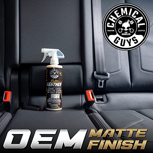 Chemical Guys SPI22916 HydroLeather Ceramic Leather Protective Coating for Car Interiors, Furniture, Apparel, Boots, and More (Works on Natural, Synthetic, Pleather, Faux Leather and More) (16 fl oz)