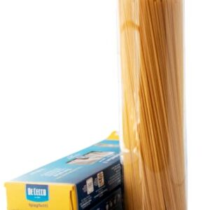 Cestari Pasta Storage Jars: Spaghetti Container Glass Pasta Jar with Bamboo Lid, Airtight Dry Food Storage Kitchen Canister for Pasta, Spaghetti, Macaroni, Rotini, Noodles, Candy, and More