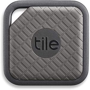 tile sport (2017) - 1-pack - high performance bluetooth tracker, keys finder and item locator for keys, bags, and more; up to 200 ft range, water resistance - non-retail packaging
