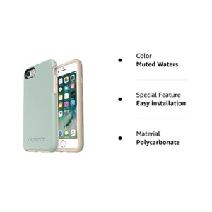 OtterBox Symmetry Series Case for iPhone SE 3rd Gen (2022), iPhone SE 2nd Gen (2020), iPhone 8/7 (NOT Plus) Non-Retail Packaging (Muted Waters)