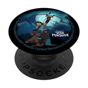 the legend of vox machina vex with bow and arrow popsockets swappable popgrip