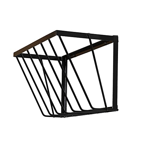 SHEDorize Hay Rack - Premium Quality Hay Feeder Rack for Horses, Goats & Sheep - Designed to Hold 4 Cakes of Hay - Wall Mounted Horse Feed Bucket with Rounded Edges (27 x 13 x 14.5 inches)