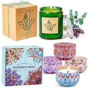la bellefÉe scented candles gift set 4+1 packs