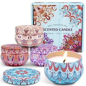 LA BELLEFÉE Scented Candles Gift Set 4+1 Packs