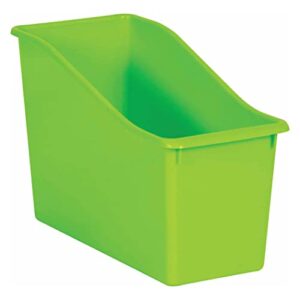 teacher created resources® lime plastic book bin