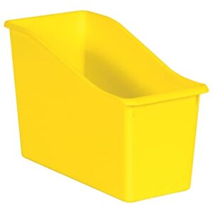 teacher created resources® yellow plastic book bin