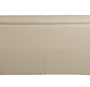 Blackjack Furniture Radford Leather Air/Match Upholstered Modern Living Room Sofa, Beige