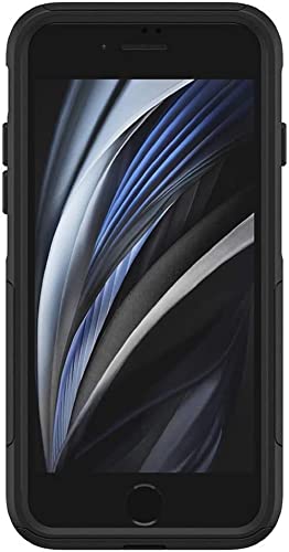 OtterBox Commuter Series Case for iPhone SE 3rd Gen (2022), iPhone SE 2nd (2020), iPhone 8, iPhone 7 (NOT Plus) - Non-Retail Packaging - Black