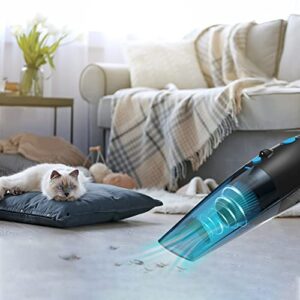 SEALON Handheld Vacuum Cordless, 10000PA Powerful Suction Handheld Vacuum Cleaner for Car & Home & Office Pets Hair Cat Litter Cleaning, Cordless Hand Held Vacuums,Type-C Fast Charging