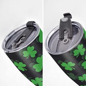 Legendnatoo St.Patrick's Day Tumbler Stainless Steel Vacuum Insulated Easy to Clean Travel Coffee Mug for Adult & Teens & Kid Multicolor 900ml(30oz)