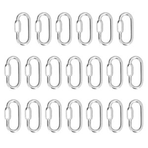 20 pcs bird foot rings, bite resistant stainless steel parrot leg rings bird toy accessories for conure cockatiel cockatoo lovebird