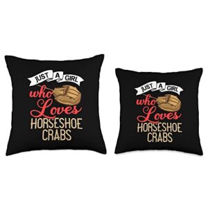 Horseshoe Crab Xiphosura Blood Eggs Fossil Throw Pillow, 18x18, Multicolor